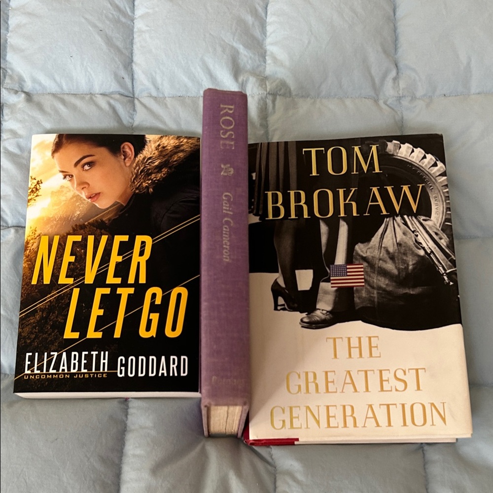 Book Bundle: Never Let Go, Rose, The Greatest Generation